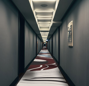 Ścieżka czerwona Abstract Corrdior Carpet