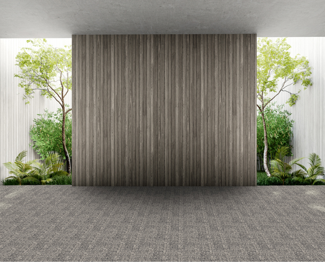 Gray Cut Mid Century Współczesny dywan biurowy