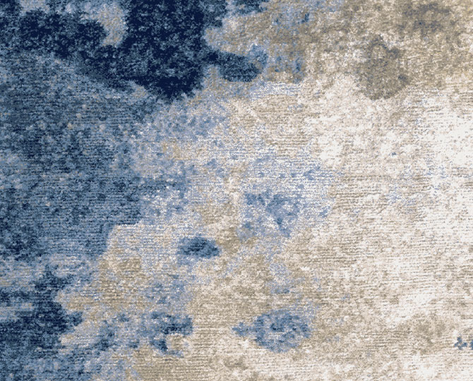 Błękitny Pętlik Luksusowy dywan handlowy