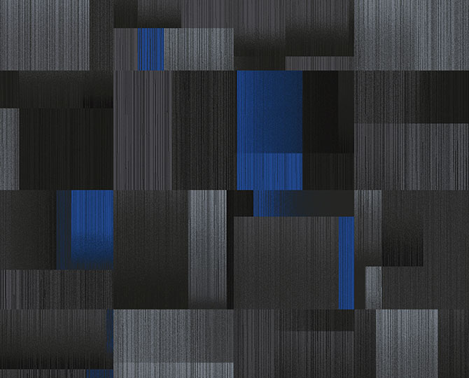 Elantra Square Blue Loop Modern Office Carpet Tiles